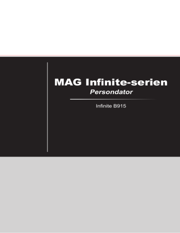 MSI MS-B915 MAG Infinite 10th Bruksanvisning | Manualzz