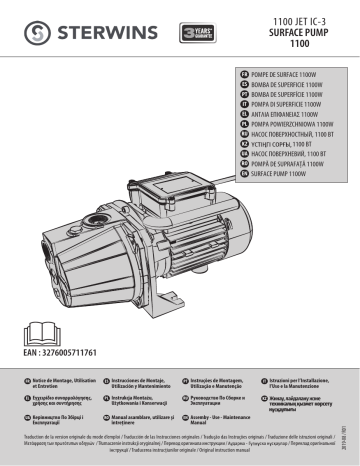 STERWINS 900 JET-3, 1100 JET IC-3, 3276005711709 Руководство пользователя | Manualzz