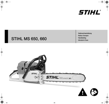 MS 660 - Very powerful, extremely fast-cutting professional chainsaw