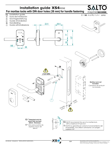 Salto XS4 Mini Installation Manual | Manualzz