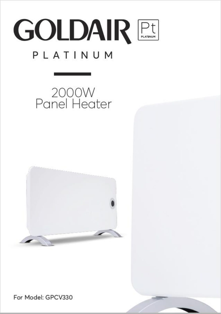 Goldair Platinum GPPH220 Manual | Manualzz
