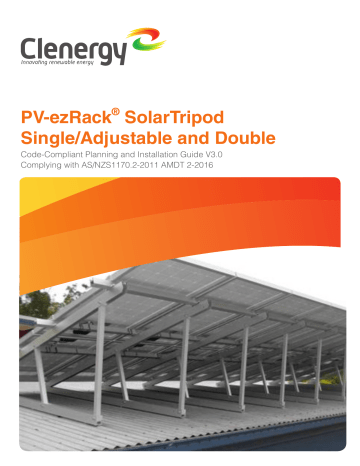 Clenergy PV-ezRack Installation guide | Manualzz