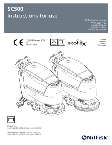 Nilfisk SC500 Manual de usuario | Manualzz