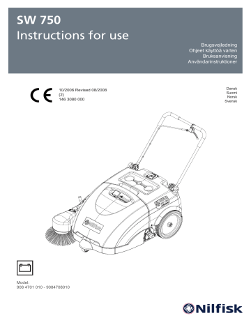Nilfisk SW750 Brugermanual | Manualzz
