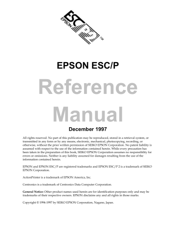 Epson Stylus Color 3000 User Guide | Manualzz