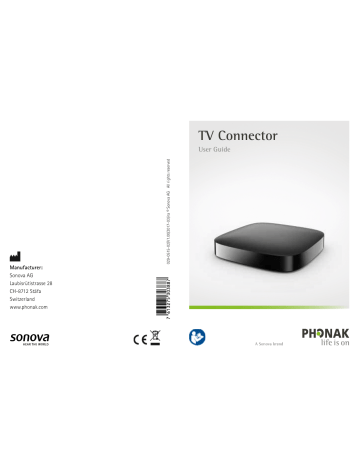 Phonak TV Connector User Manual | Manualzz
