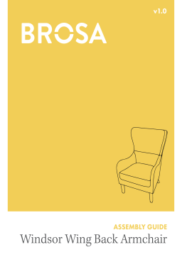 BROSA Windsor Wingback Armchair Assembly Manual