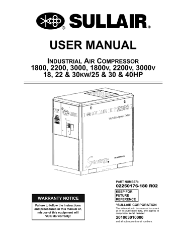 Air Compressors & Blowers SULLAIR WS DECAL 02250154-359 MICROPROCESSOR ...