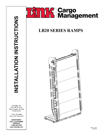 Link LB20 Series Installation Instructions Manual | Manualzz