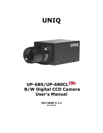 Uniq UP-680CL User Manual | Manualzz