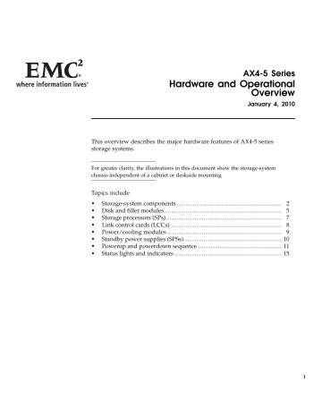 EMC AX4-5, AX4-5SCi, AX4-5i Manual | Manualzz