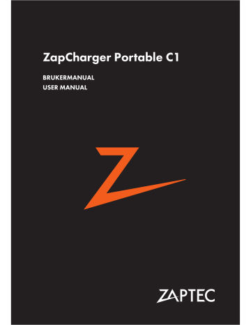 ZAPTEC ZapCharger Portable C1 User Manual | Manualzz