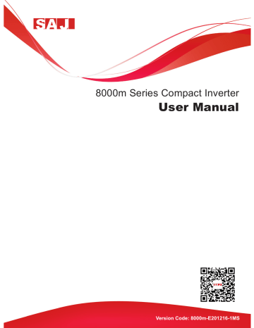 SAJ 8000m-2S1R5GH, 8000m-2SR4GH, 8000m-2SR75GH User Manual | Manualzz