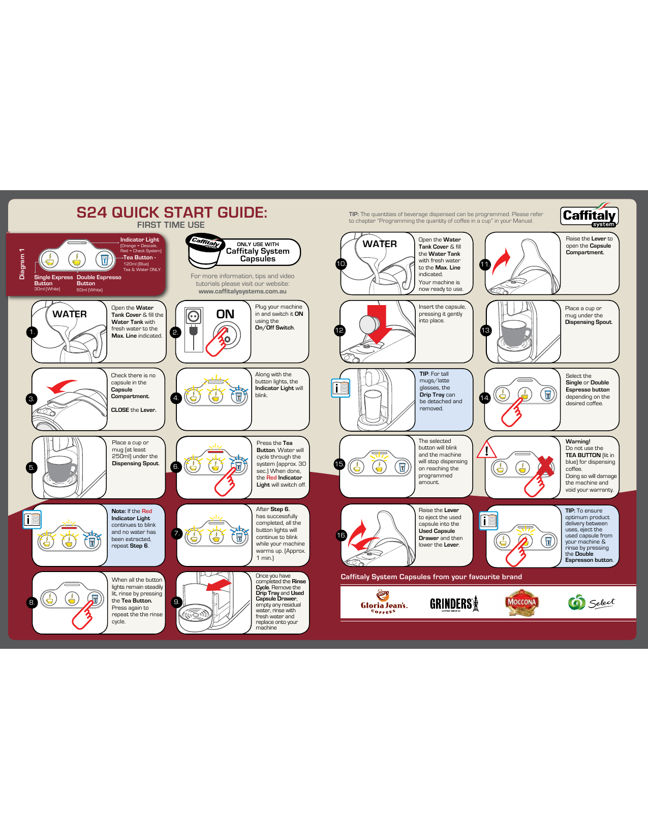 Caffitaly manual hotsell