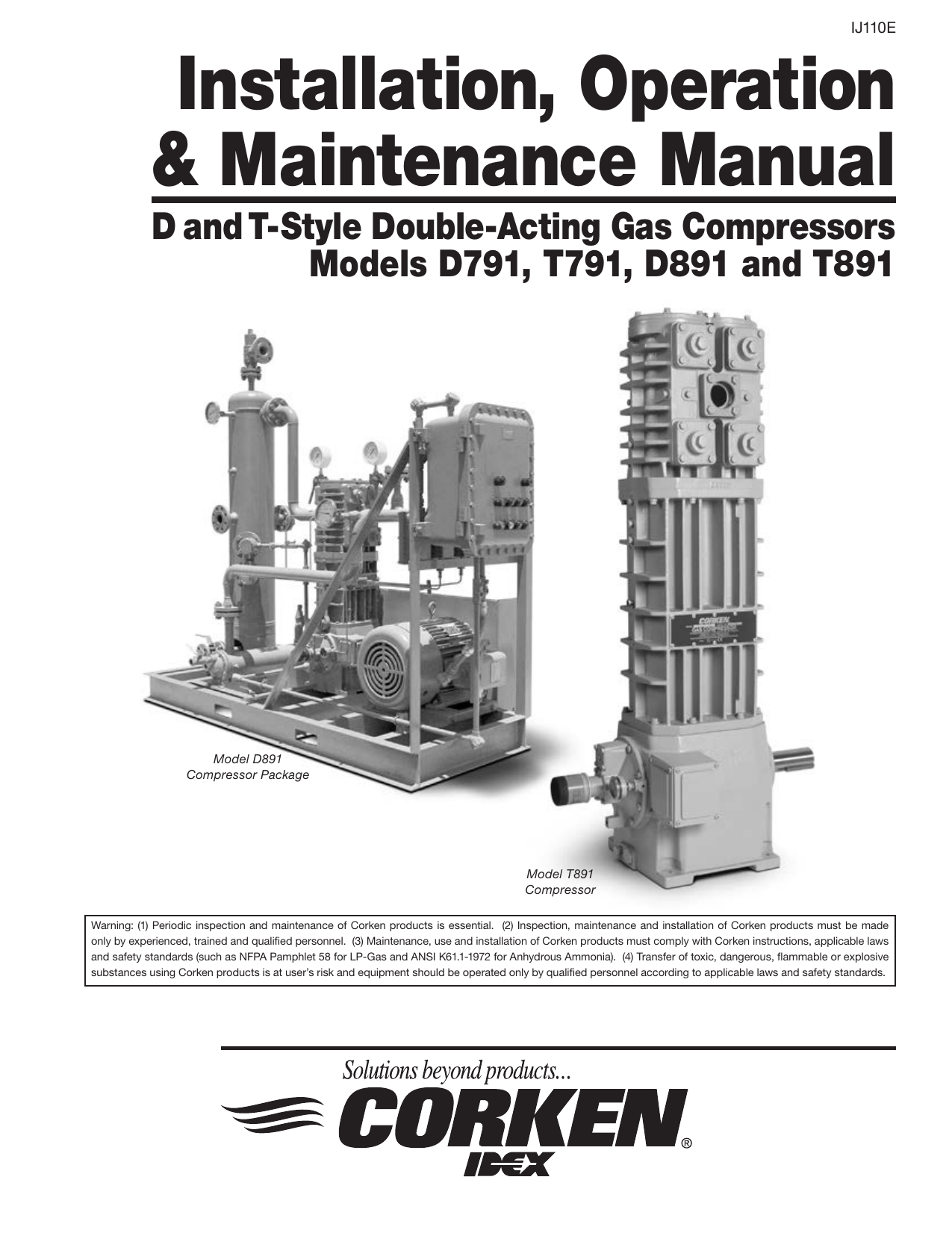 Installation operation manual