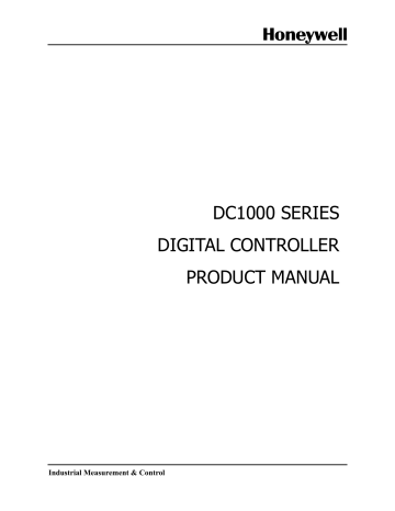 Honeywell DC1020, DC1030 Product Manual | Manualzz