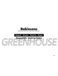 Robinsons Royale Assembly Instructions Manual