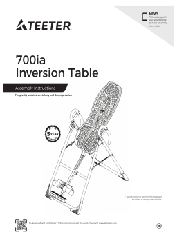 Teeter 700ia Assembly Instructions Manual