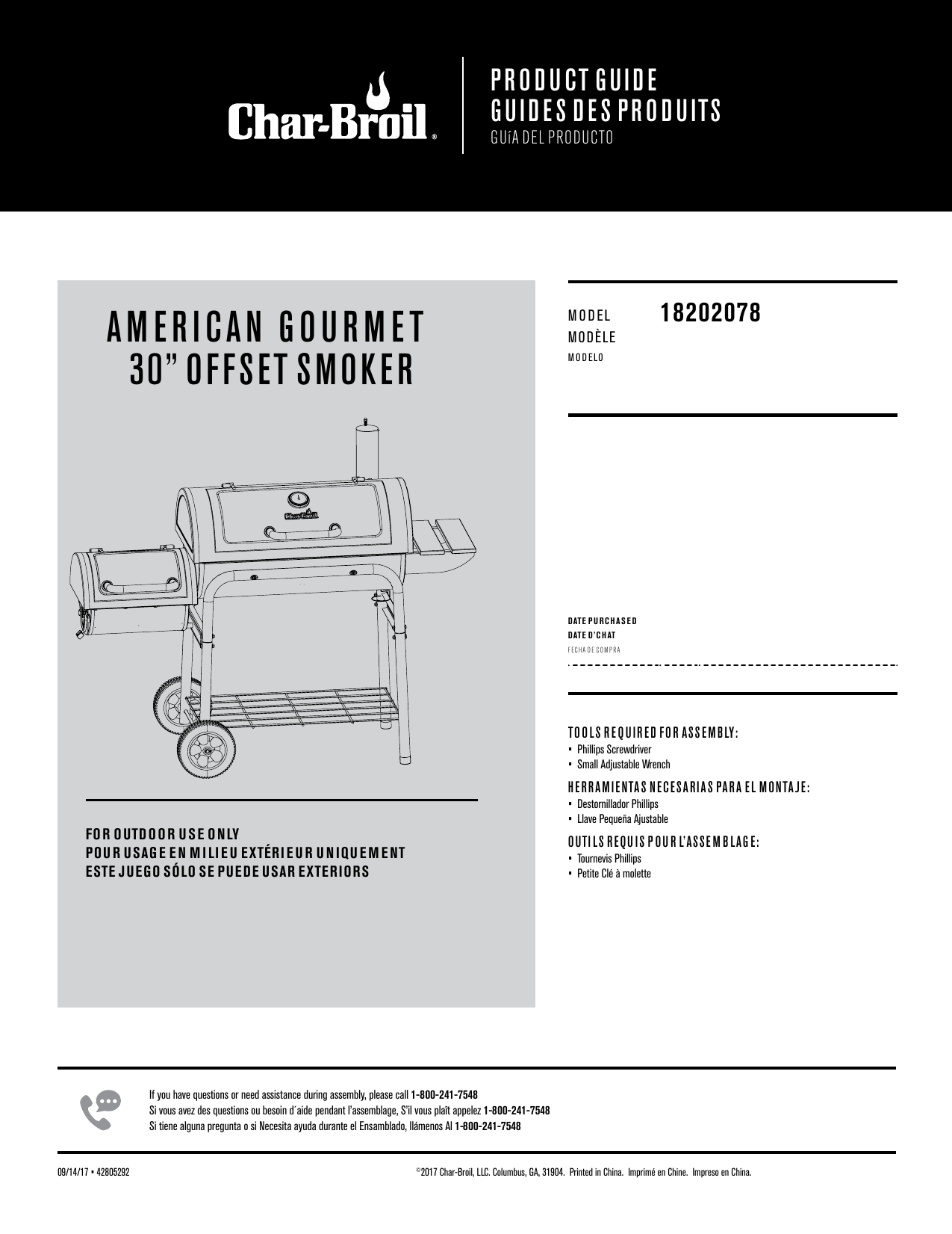 Char Broil 18202078 Product Manual Manualzz