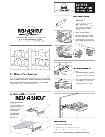 Rev A Shelf Installation