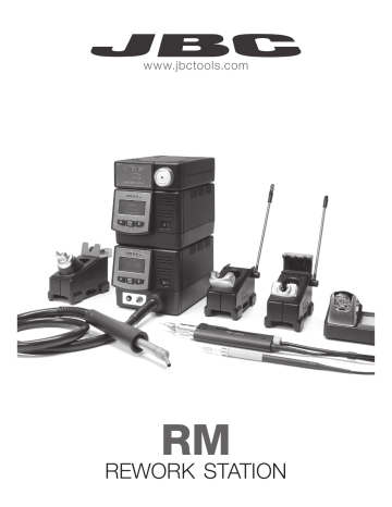 Jbc JTE-1B, JTE-9B, RM Manual | Manualzz