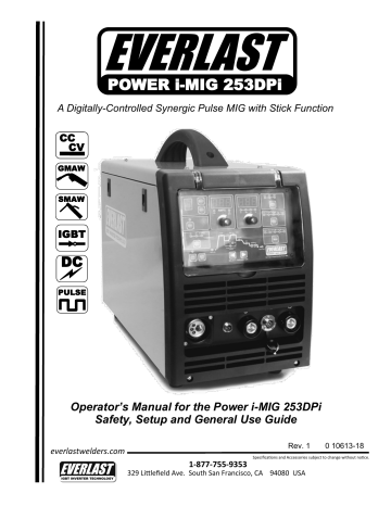 Everlast POWER i-MIG 253DP Operator's Manual | Manualzz