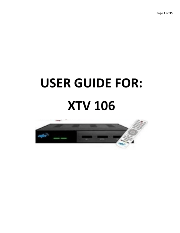 ATN XTV 106 User Manual | Manualzz