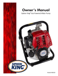 siphon king 48350 Owner's Manual