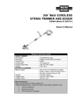 master mechanic JDGT01 Owner's Manual