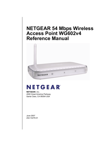 NETGEAR WG602v4 - Wireless Access Point Reference Manual | Manualzz