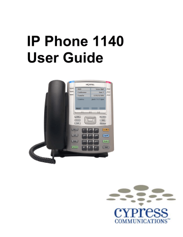 Cypress Communications 1140 User Manual | Manualzz