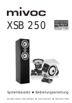 mivoc XSB 250 Bedienungsanleitung