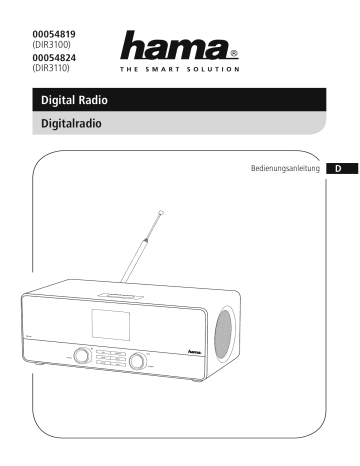 Hama DIR3100 Bedienungsanleitung Manualzz