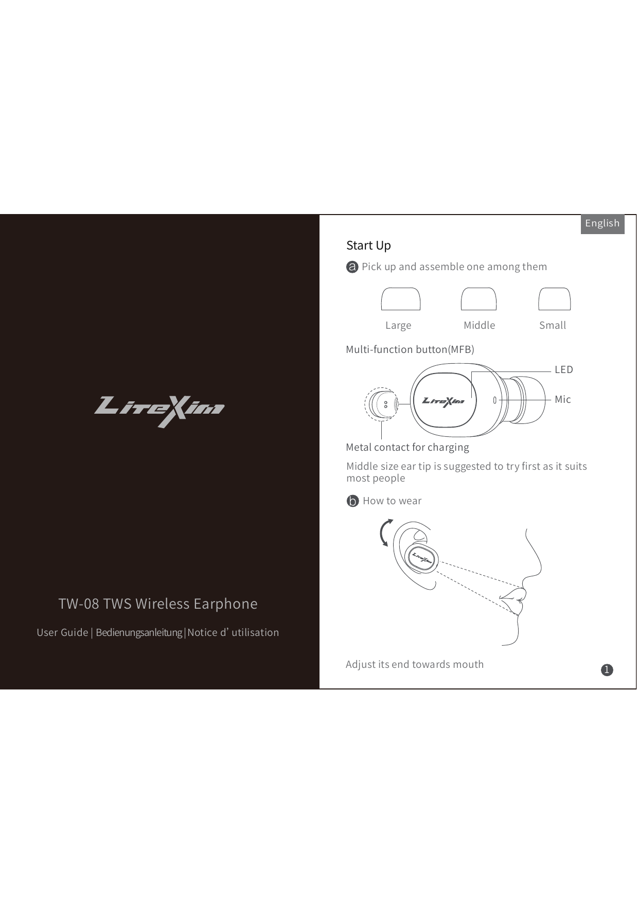 LiteXim TW 08 Operation manual Manualzz