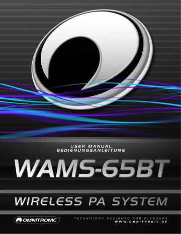 Omnitronic WAMS-65BT Bedienungsanleitung | Manualzz