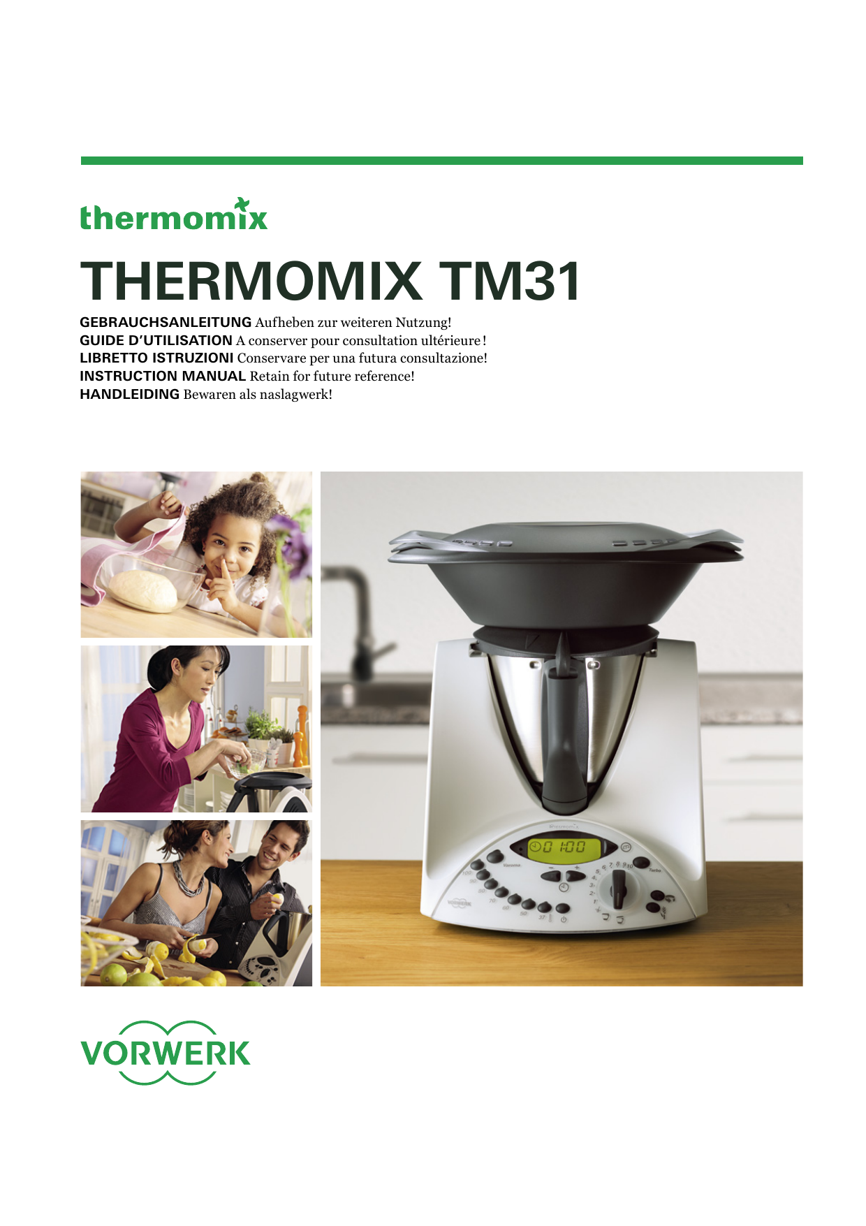 Vorwerk Thermomix tm5 tm6 tm31 slow ing sous vid less Steel