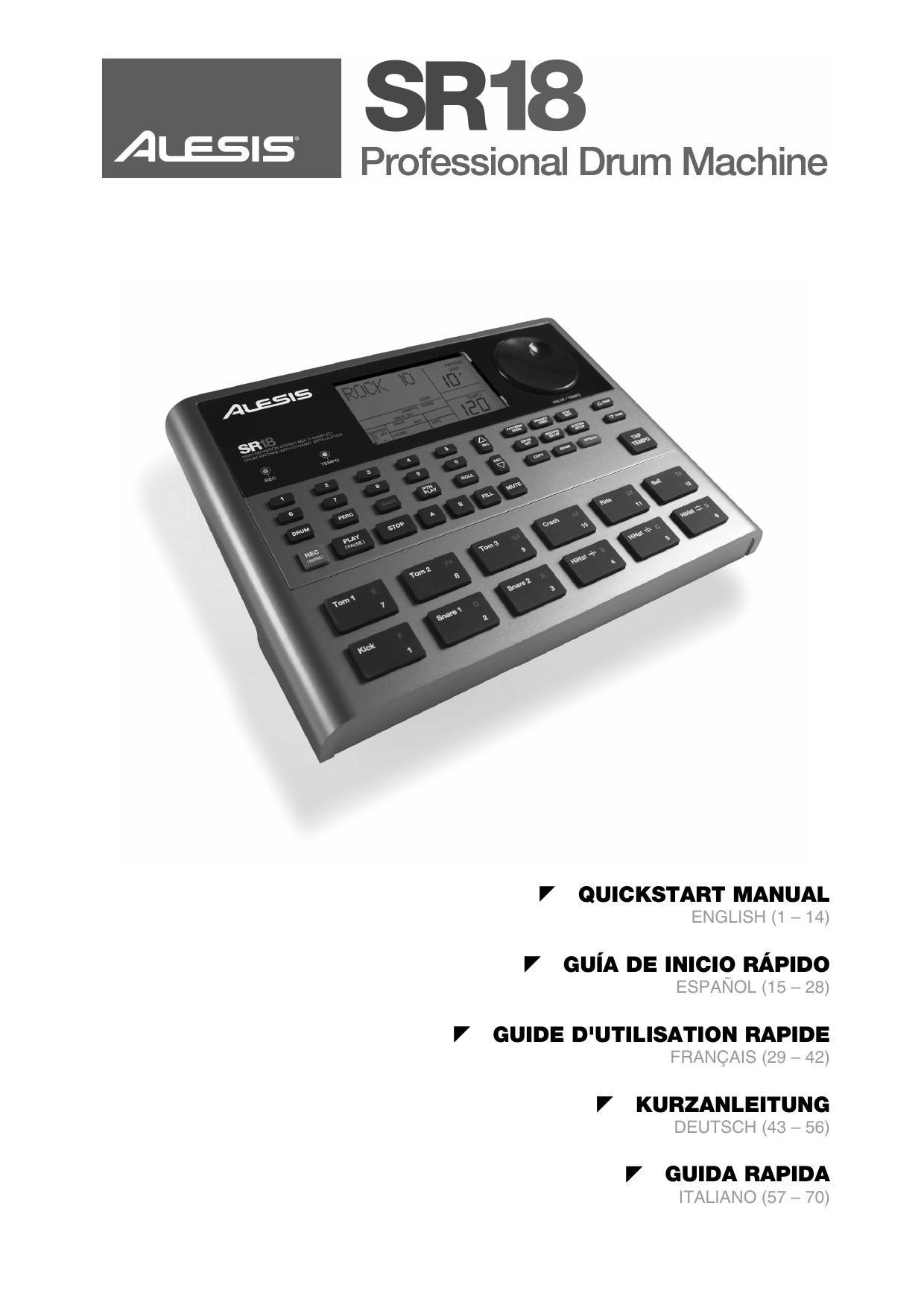 Alesis sr 16 схема