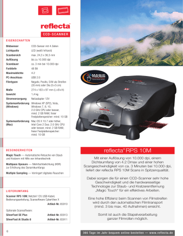 scannertest: De Reflecta RPS 10M