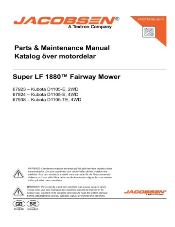 Jacobsen 67938 Parts Manual | Manualzz