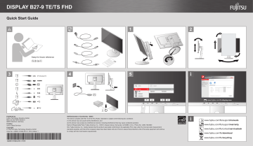 Fujitsu Display B Ts Fhd Quick Start Guide Manualzz