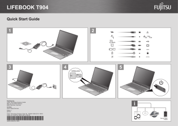 Fujitsu LIFEBOOK T904 Quick Start Guide | Manualzz