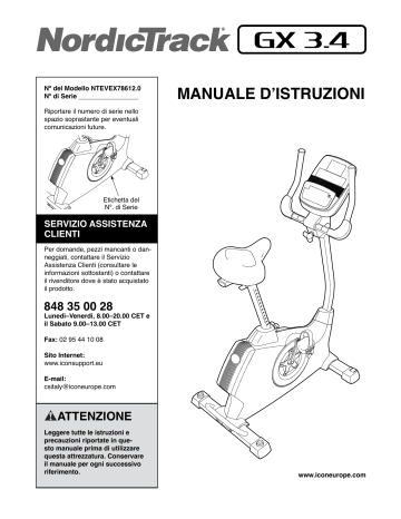 nordictrack gx 4.7 replacement parts