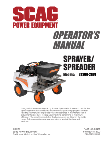 SECTION 7 - ILLUSTRATED PARTS LIST. Scag Power Equipment Turf Storm ...