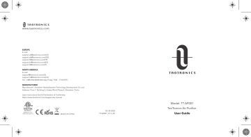 taotronics air purifier tt ap001 manual