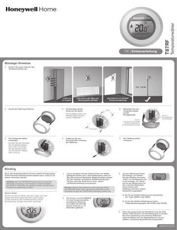 Honeywell EVOHOME Guia Instalacion | Termostato | Relé