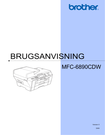 Brug af scannerglaspladen. Brother MFC-6890CDW | Manualzz