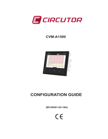 Circutor CVM-A Power Analyzer Configuration Guide | Manualzz