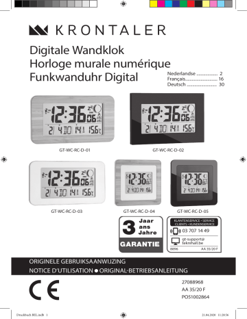 Krontaler GT-WC-RC-D-01/WC-RC-D-02/WC-RC-D-03/WC-RC-04/WC-D-05 RC LCD ...