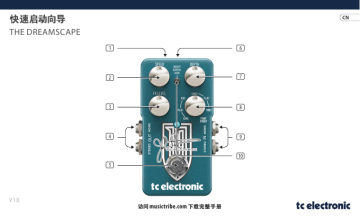 TC Electronic THE DREAMSCAPE Guitar and Bass クイックスタートガイド | Manualzz