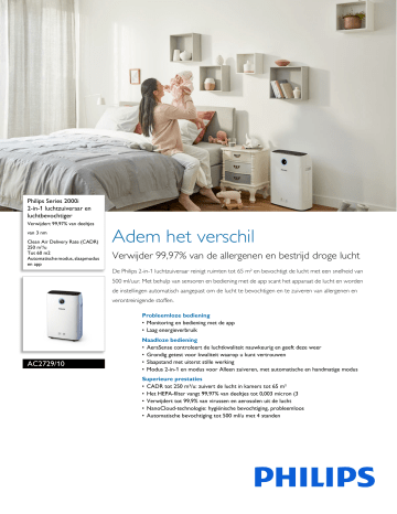 Philips AC2729/10: 2in1 für spürbar frischere Raumluft Philips AC2729/10: 2in1 für spürbar frischere Raumluft